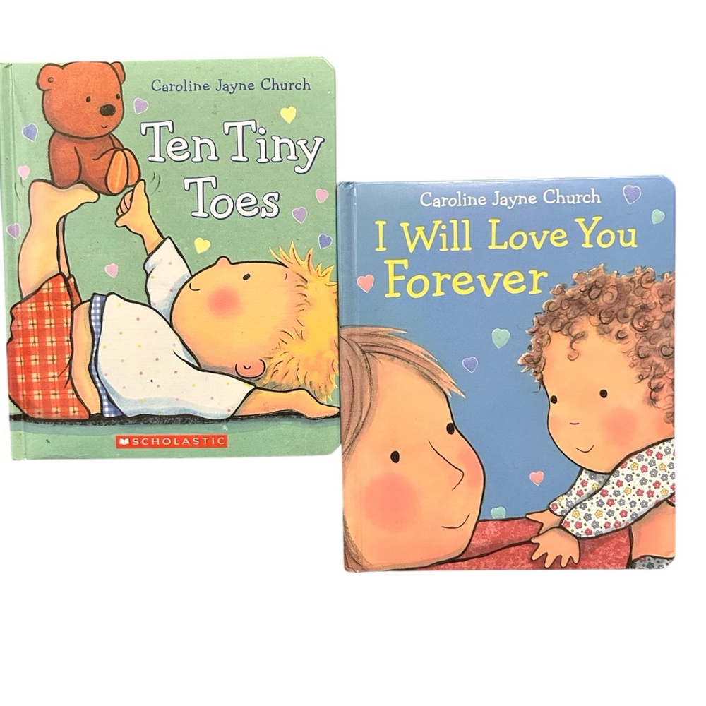 Bundle Two Padded Cover Board Books, Ten Tiny Toes and I Will Love You Forever